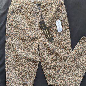 cheetah/leopard print jeans NWT
